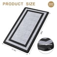 thumbnail image 2 of Buganda Kitchen Mats Anti Fatigue, Washable Rugs for Kitchen, Non Slip Kitchen Mats for Floor, 17.3"x29", Black, 2 of 9