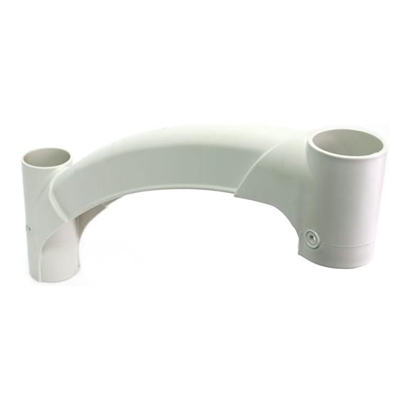BiltMor Pool Step Handrail - Pearl Grey - Short Rail for Pool Ladders - Preventative Pool Maintenance - 2 Rails per Ladder