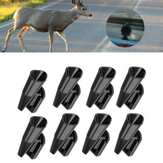 2PC Ultrasonic Deer Warning Whistles Animal Wildlife Alert Device Car  Safety New 