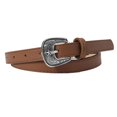 thumbnail image 5 of Eoperou Women Belt Adjustable Vintage Metal Buckle Solid Color Anti-break Great Durability Thick Faux Leather Jeans Skirt Waistband Clothes Matching Accessory, 5 of 8