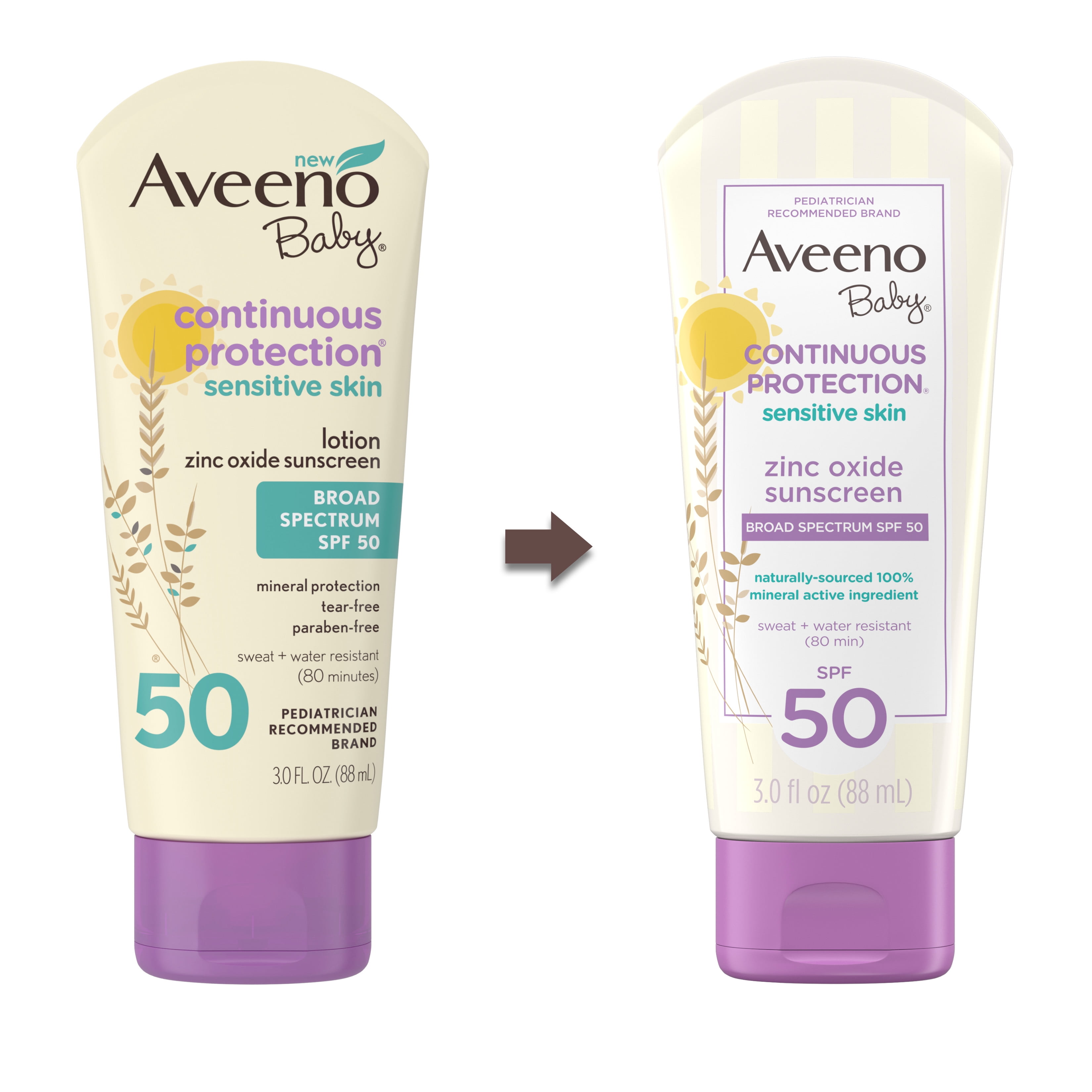 Aveeno Baby Continuous Protection Zinc 