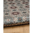 thumbnail image 4 of Linon Emerald Ivory and Raspberry, 5' x 7' Area Rug, 4 of 5