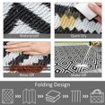 thumbnail image 6 of Aonewoe Outdoor Rug 8x10 Waterproof Reversible Camping Rug Patio Rug Plastic Straw Rug Outside Indoor Outdoor Area Rug for Patio Deck Balcony Picnic Beach, Black & White, 6 of 9