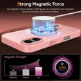 thumbnail image 3 of YINLAI iPhone 17 Case Compatible with Mag-safe,Translucent Matte Frosted Anti-Fingerprint Slim Shockproof Women Men Protective Case for iPhone 17 6.3",Pink, 3 of 8
