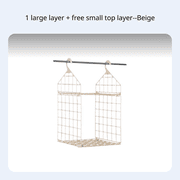 Tnarru Dorm closet organizer maximizes space.