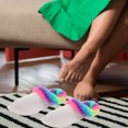 thumbnail image 3 of Repuestos de forro peludo de colores para zapatos con agujeros, plantillas cálidas y cómodas para el invierno, forros peludos extraíbles, forro para pantuflas de casa, tallas interiores 38-39, 3 of 7