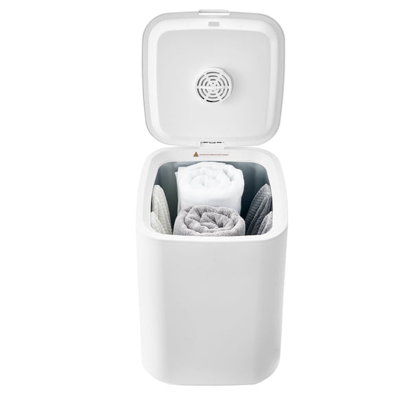 Dranite 20L Large Heated Towel Warmer Bucket with Digital LED Display, Timer & Temp Control, Security Lock & Hooks, Electric Blanket/Bath Towel Warmer for Bathroom, SPA, Home, Floor, Countertop