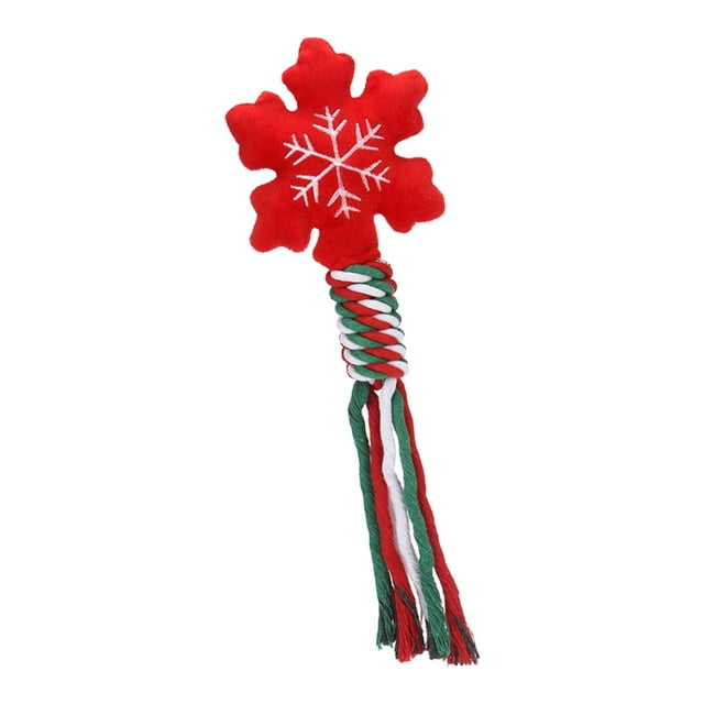Juguete de cuerda para perros de Navidad Yinane masticadores agresivos