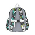thumbnail image 3 of Cute Dinosaur Pattern Backpack for School,Cute School Bag,Schoolbag with Adjustable Shoulder Straps & Padded Back,13.4"x11"x4.7", 3 of 6