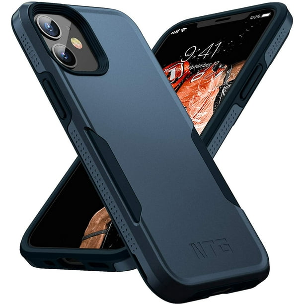 NTG Conçu pour iPhone 12 Cas & iPhone 12 Cas Pro, Robuste Robuste Robuste ged Léger Mince Protection Antichoc