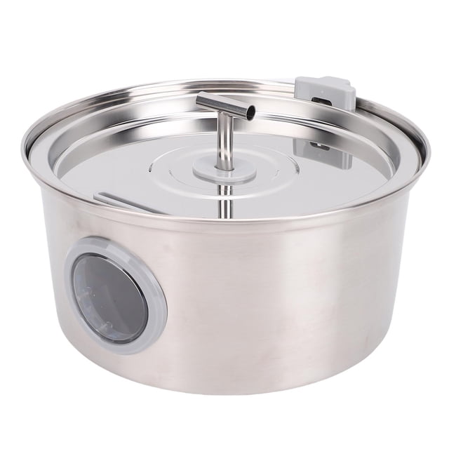 Fuente Para Gatos De 3,2 L, Fuente De Agua Para Gatos De Acero Inoxidable Fácil De Limpiar, Circulación Automática Silenciosa Para Perros En Interiores