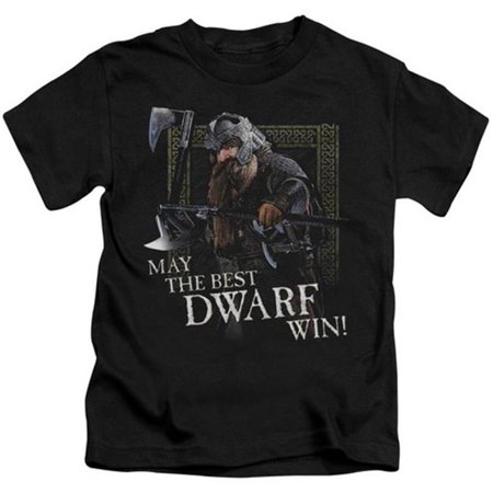 Trevco Lor-The Best Dwarf Short Sleeve Juvenile 18-1 Tee, Black - Small