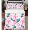 thumbnail image 1 of 3D Rosa Acuarela Floral Funda de edredón Set Ropa de cama Set Fundas de almohada Sf41, 1 of 2