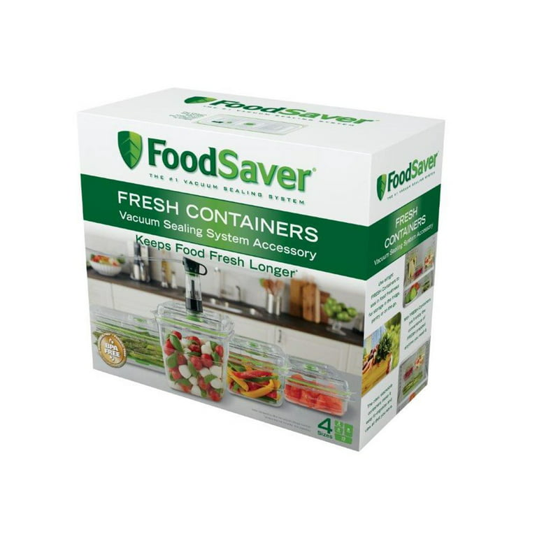 4 Piece Foodsaver Container Set + Free Lunch Box – Everythingz