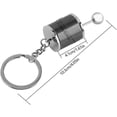 thumbnail image 5 of Car Shifter Keychain, Auto Gear Shifter Model Keychain Shift Shaped Metal (4.05 x 1.61 x 0.8 Inch) (Red) Red, 5 of 5