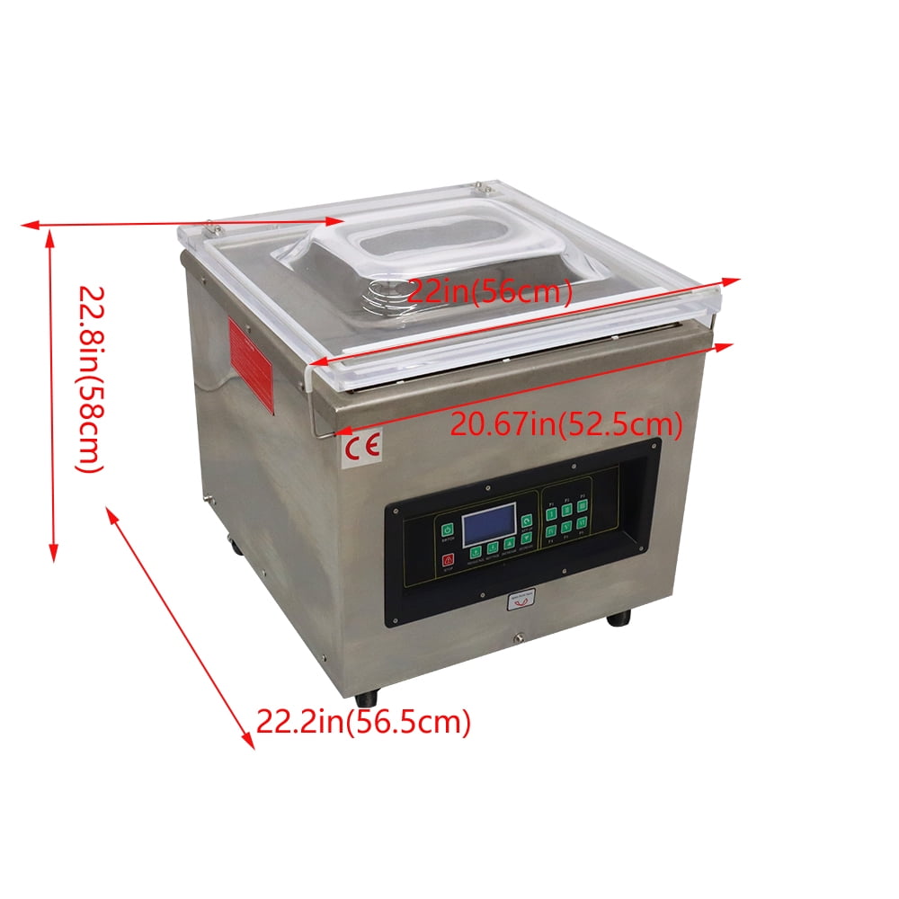 TECHTONGDA DZ-450 Single Chamber Vacuum Packaging Machine Stainless Steel Desktop Vacuum Sealing Machine Packaging Sealer 110V 1-43pcs/min