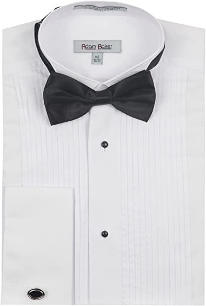 french cuff tuxedo shirt slim fit