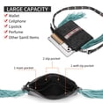 thumbnail image 2 of SENDEFN Fashion Fringe Crossbody Bag with Rivets Western Women Purse Vegan Leather Shoulder Bag with Tassel, 2 of 8