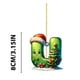 thumbnail image 4 of pstuiky Colgante navideño acrílico 2D con forma de árbol de Navidad y 26 letras. Regalo decorativo para fiestas navideñas familiares., 4 of 4