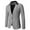 Black%GC100, variant on CONZONE Suit Jacket for Men Casual Men's Blazer Plaid One Button Elegant Slim Fit Dress Jacket for Performance,Prom,Wedding
