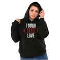 thumbnail image 3 of Tough Love Mother Funny Mom Humor Women Plus Size Graphic Pullover Hoodie Brisco Brands 2X, 3 of 4