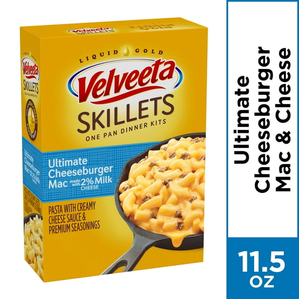 Velveeta Skillets Ultimate Cheeseburger Mac Made with 2 Milk Cheese