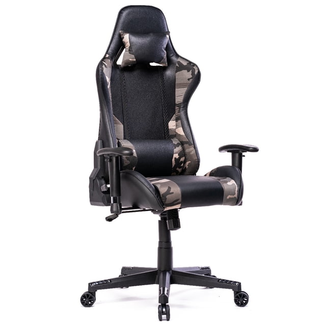 Gaming Chair with Reclining Backrest, Racing Style High Back Office Chair