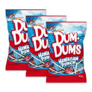 Dum Dums Hawaiian Punch Flavors 3.5 oz Bag packed 3s