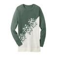 thumbnail image 2 of Woman Within Plus Size Holiday Snowflake Jacquard Sweater, 2 of 6