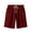 Wine, variant on QUYUON Boho Shorts Long Womens Shorts Ladies Shorts for Summer Shorts for Women High Waisted Walkshorts Shorts Pants Style S-1604 Athletic Shorts for Female Women's Lounge Shorts Khaki L