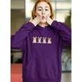 thumbnail image 2 of Corgi Puppies Banner Hoodie Women -Image by Shutterstock, Female 4X-Large, 2 of 4