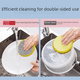 thumbnail image 5 of Esponja de doble cara para limpiar platos, cepillo para fregar, sartén, paño de limpieza de cocina, artefacto para quitar aceite sin aceite para el hogar, paño para fregar platos, toallita, 5 of 5