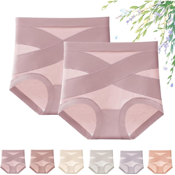 Mayaloom Leakproof Panties with Tummy Control - Dove Loom Panties Leak Proof Tummy Control Underwear, High Waisted Ultimate Comfort Shaping Leakproof Panties for Women