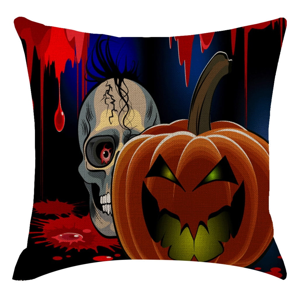 Halloween Pumpkin Pillow Cover Pillowcases Decorative Sofa Cushion