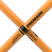 ProMark Rebound 2B ActiveGrip Clear Hickory Drumsticks, Acorn Wood Tip