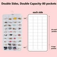 thumbnail image 5 of Hanging Jewelry Organizer,80 Pockets Earring Holder Organizer,Bracelet Organizer with Pockets for Woman,for Hanging Earrings,Necklaces,Bracelets,Rings,Storage,Closet, 5 of 5