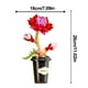 thumbnail image 2 of Flores Bouquet Building Juego de bloques de construcción botánica de flores juguete con jarrón, 2 of 8