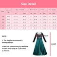 thumbnail image 4 of Girls Princess Anna Cosplay Dress Costume Role Play Outfit, 4 of 7