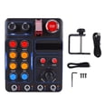 thumbnail image 3 of Brynna RGB Multifunctional Key Control Box Simulator Race Central Control Box Simulation Driving Control with 19 Buttons 9 Types 30 Programmable Options RGB Backlight USB Port Support for PC, 3 of 7