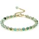 thumbnail image 1 of Women Natural Stone Bracelet 5MM Natural Stone Bracelets 3MM Stainless Steel Bead Bracelet Plated Bracelets, 1 of 4