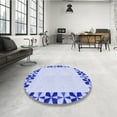 thumbnail image 4 of Ahgly Company Tapis Rectangulaire Lavable en Machine Intérieur Lavande Bleu, 2 Pieds x 3 Pieds, 4 of 7