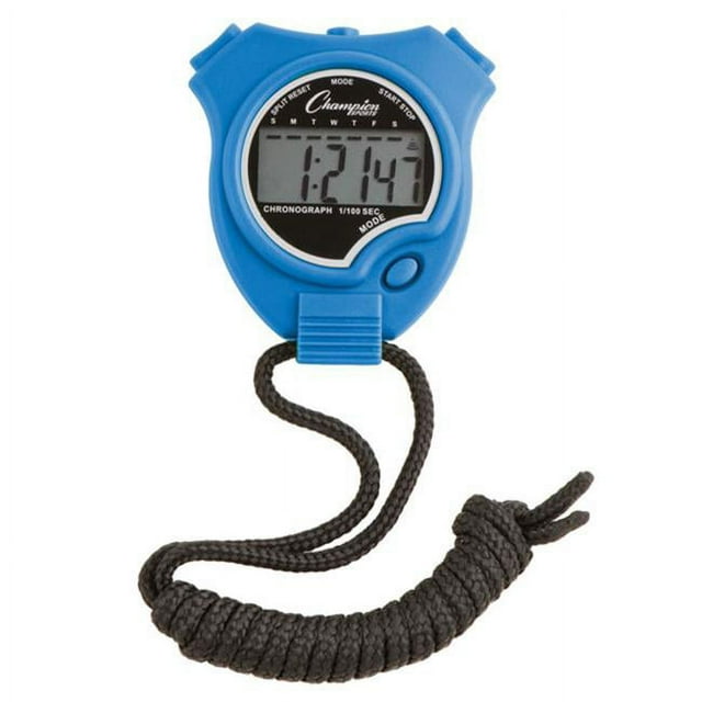Champion Sports 910BL Stop Watch, Royal Blue