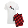 thumbnail image 1 of CafePress - Christmas Santa Shark - Men's Light Pajamas, 1 of 1