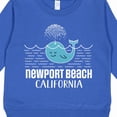 thumbnail image 3 of Inktastic Newport Beach California Whale Watching Toddler Sweatshirt, 3 of 4