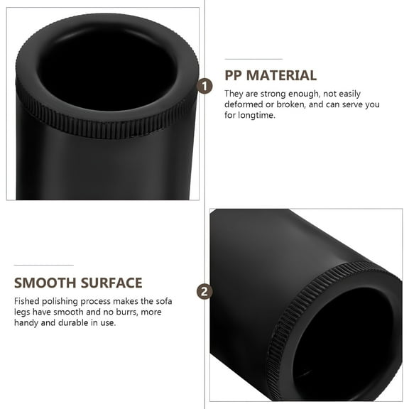 LAMIRO 4pcs Adjustable Furniture Legs Couch Legs Coffee Table Dresser Replacement Legs