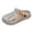 Grey, variant on Womens Mens Arch Support Clogs Garden Shoes with Back Strap Unisex Lightweight Outdoor Beach Slip on Water Sandals Closed Toe Comfortable Walking Slippers Grey Size 7