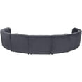 thumbnail image 4 of Meridian Furniture Limitless Gray Velvet Modular 9 Piece Sectional, 4 of 7