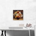 thumbnail image 2 of ARTCANVAS Bouquet of Chrysanthemums 1881 Canvas Art Print by Pierre-Auguste Renoir - Size: 12" x 12" (0.75" Deep), 2 of 9