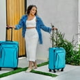thumbnail image 2 of American Tourister X-Lite 3-Piece Luggage Set with Spinner Wheels - Aqua, 2 of 11