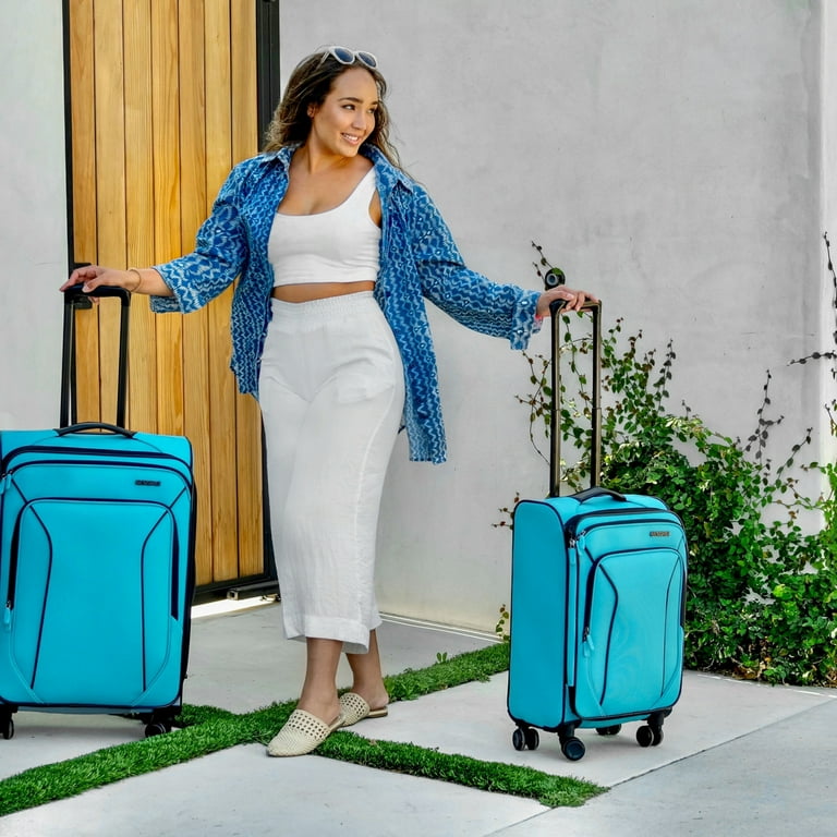 American Tourister X-Lite 3-Piece Luggage Set with Spinner Wheels